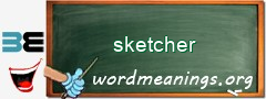 WordMeaning blackboard for sketcher